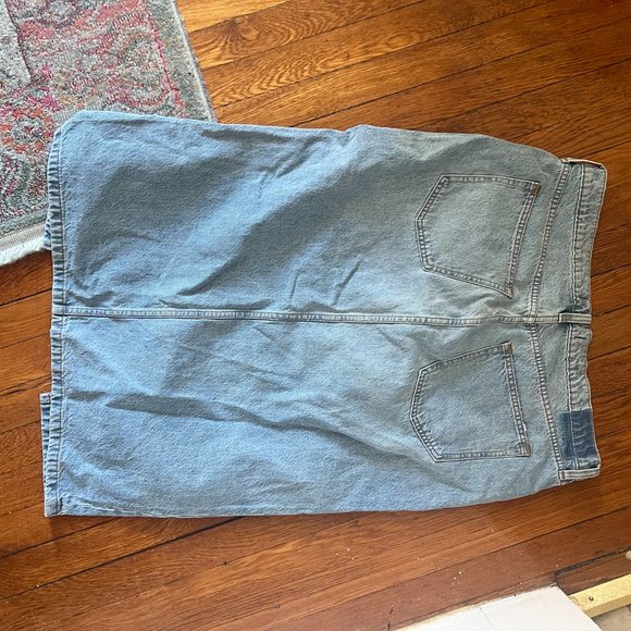 Abercrombie & Fitch Midi Denim Skirt - Picture 4 of 5